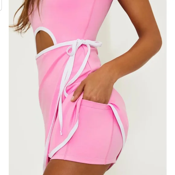 Beach Riot Astrid Anthropologie Sleeveless Skort Wrap Cut Out Dress - Picture 5 of 12